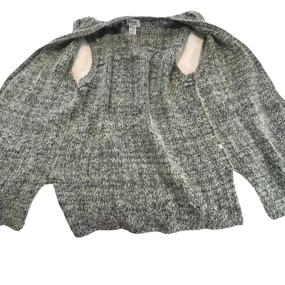 Silk Mohair Blend V Neck Sweater Best Cardigan Longline Button Front M Prepy - Picture 8 of 14